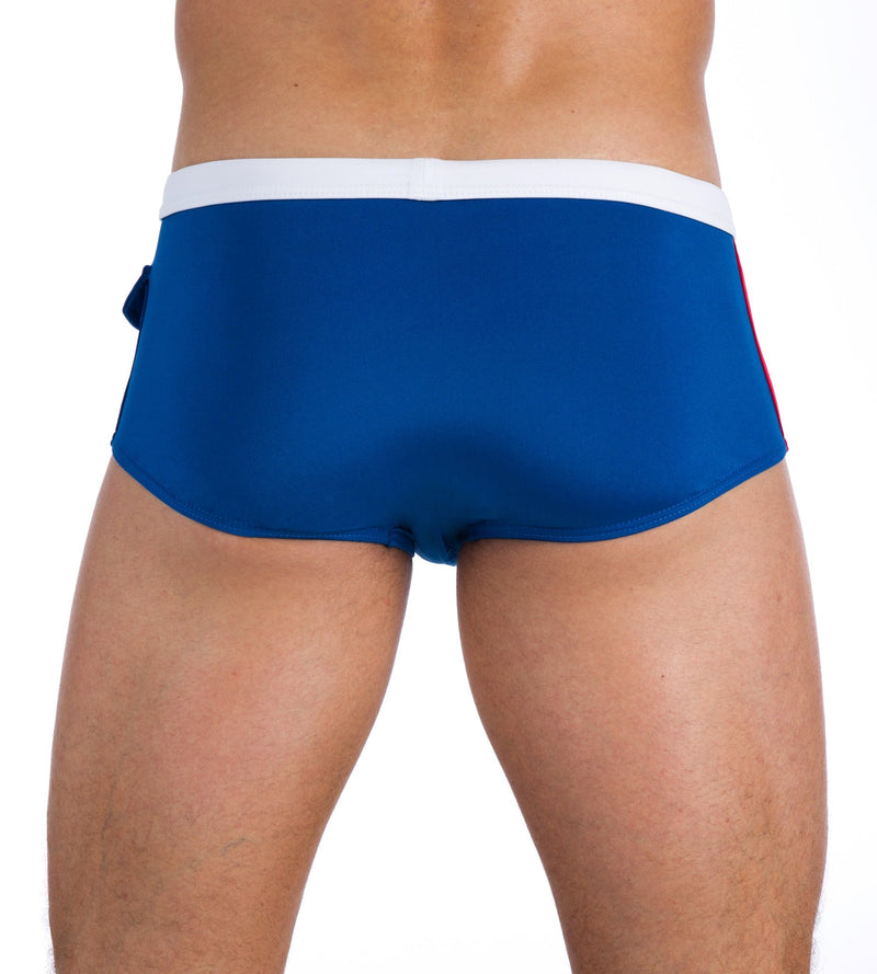 XS Swim - Brief GREGG HOMME Swimwear 3G Canada Flag Blue 95735 1363