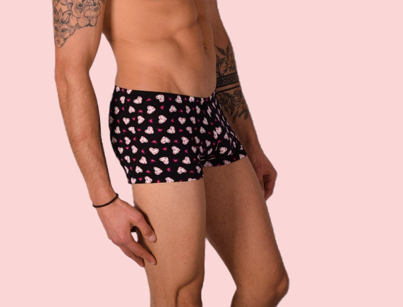 XS/S Mini Boxer SMU Hipster Flower Hearts 43120 MX125