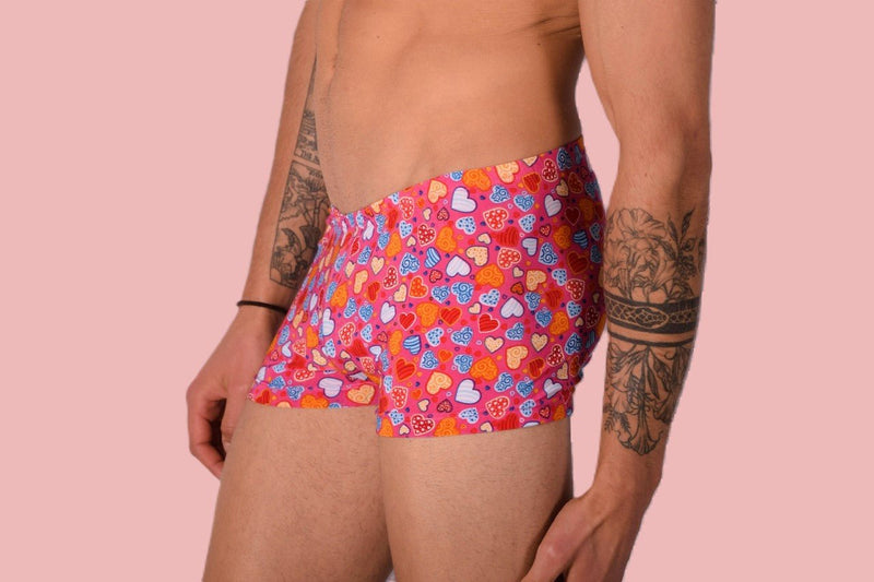XS/S SMU Hipster Underwear Happy Hearts 43119 MX124