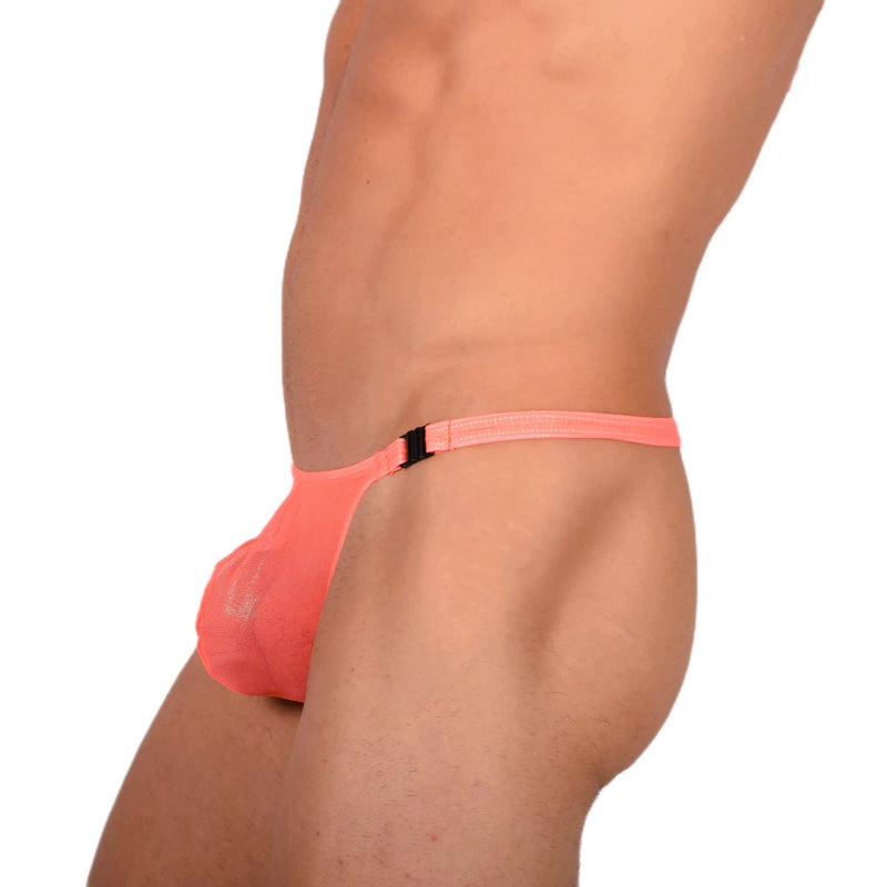 XS/S SMU Mens Detachable Thong Tangerine 33809 MX172