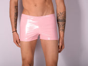 XS/S SMU Mens Faux Leather Look Hipster Underwear Pastel Pink 43153 MX122