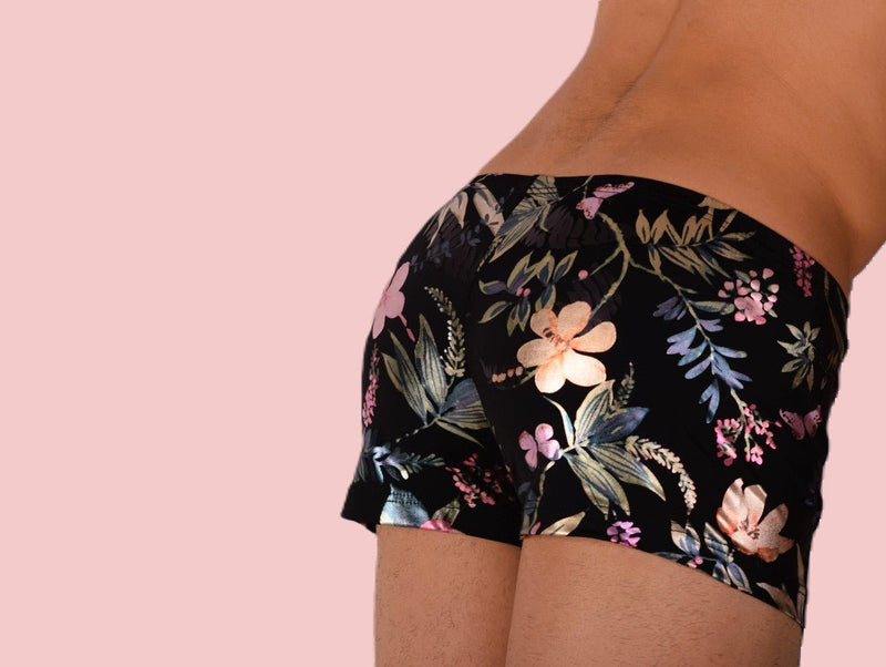 XS/S SMU Mens Hipster Flash Flower Mini Boxer 43121 MX126