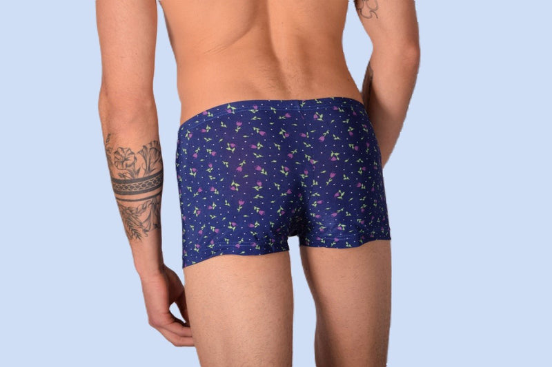 XS/S SMU Mens Hipster Underwear Black Roses 43113 MX124