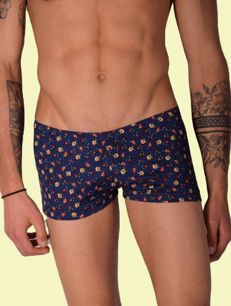 XS/S SMU Mens Hipster Underwear Flower Print 43115 MX127