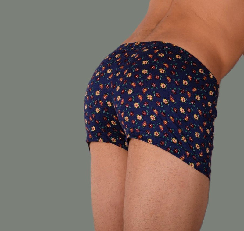 XS/S SMU Mens Hipster Underwear Flower Print 43115 MX122