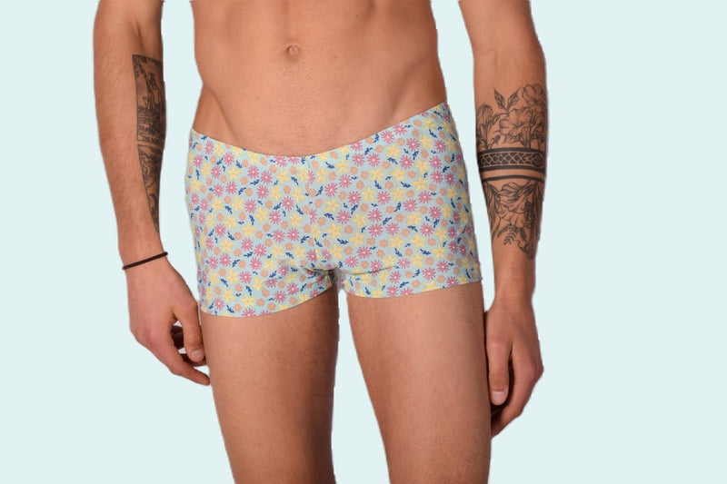 XS/S SMU Mens Hipster Underwear Mint Print 43114 MX125