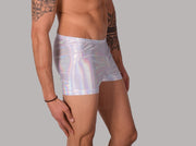 XS/S SMU Mens Hipster Underwear Silver Sparks 43152 MX125