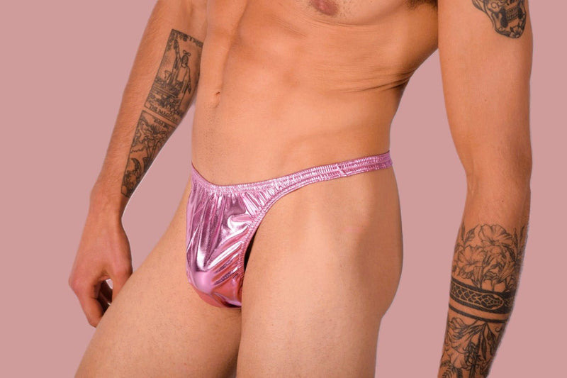 XS/S SMU Mens Hot Pink Flash Thong 33412 MX112