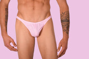 XS/S SMU Mens Pastel Pink Thong 33414 MX111