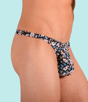 XS/S SMU Mens Thong Underwear 33489 PRINT MX116