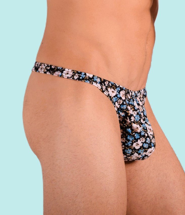XS/S SMU Mens Thong Underwear 33489 PRINT MX116