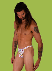 XS/S SMU Mens Thong Underwear Speed Print 33421 MX113
