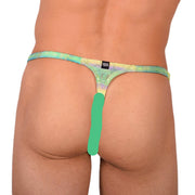 XS/S SMU Sensual Lime Aqua Party Thong 33863 MX174