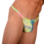 XS/S SMU Sensual Lime Aqua Party Thong 33863 MX173