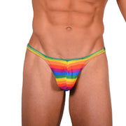 XS/S SMU Sensual Pride Rainbow Thong 33621 MX142
