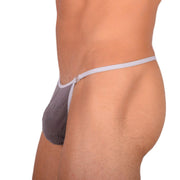 XS/S SMU Sexy Detachable Gray Thong MX20 340912