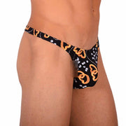 XS/S Smu Tanning Walking around Black Rings Thong MX19 340424