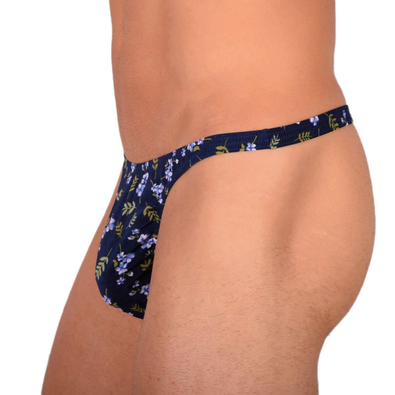 XS/S SMU Tanning Walking around Floral Thong MX19 340402