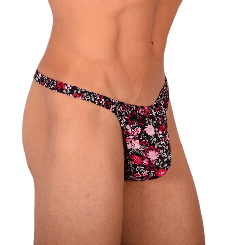 XS/S SMU Tanning Walking around Floral Thong MX19 340414