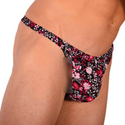 XS/S SMU Tanning Walking around Floral Thong MX19 340415