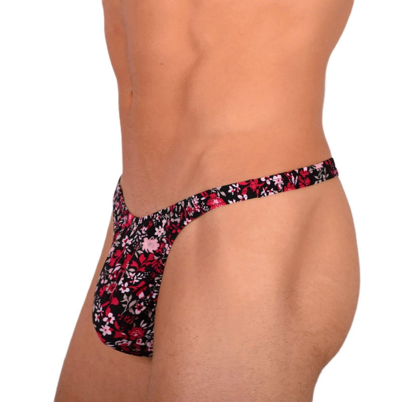 XS/S SMU Tanning Walking around Floral Thong MX19 340412