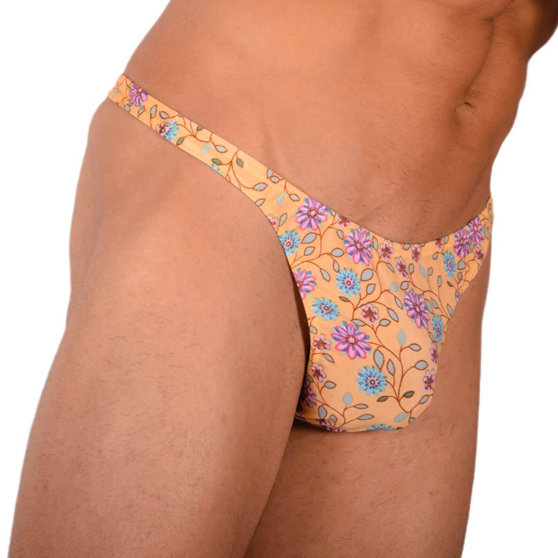 XS/S Smu Tanning Walking around Flowers Thong MX18 339666