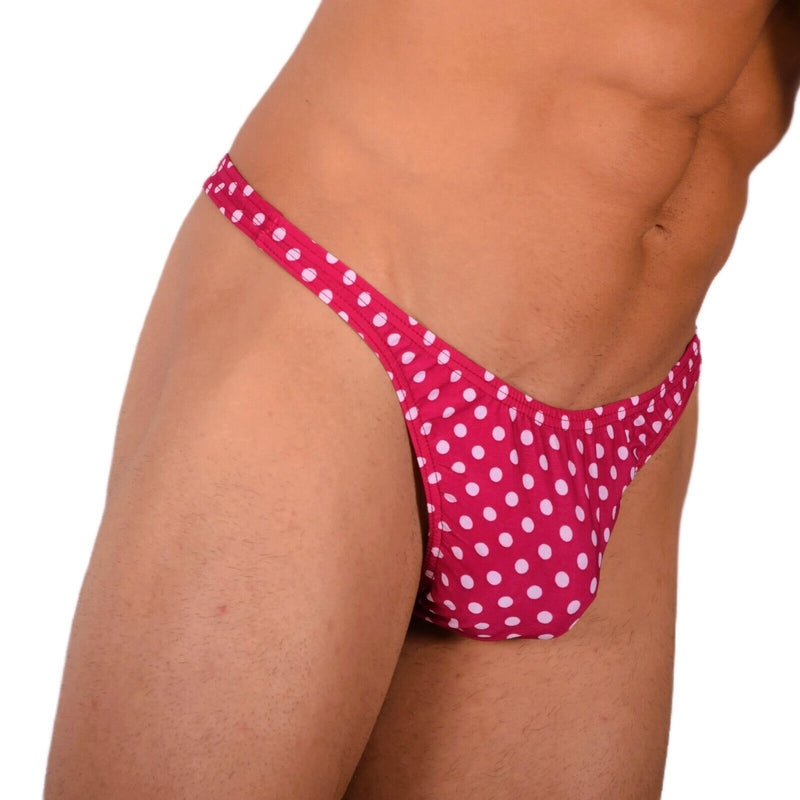 XS/S SMU Tanning Walking around Pink Thong MX19 340495