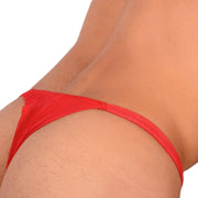 XS/S SMU Tanning Walking around Red Thong MX19 340485