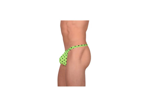 XS/S SMU Thong Lime Dots 34162 MX212