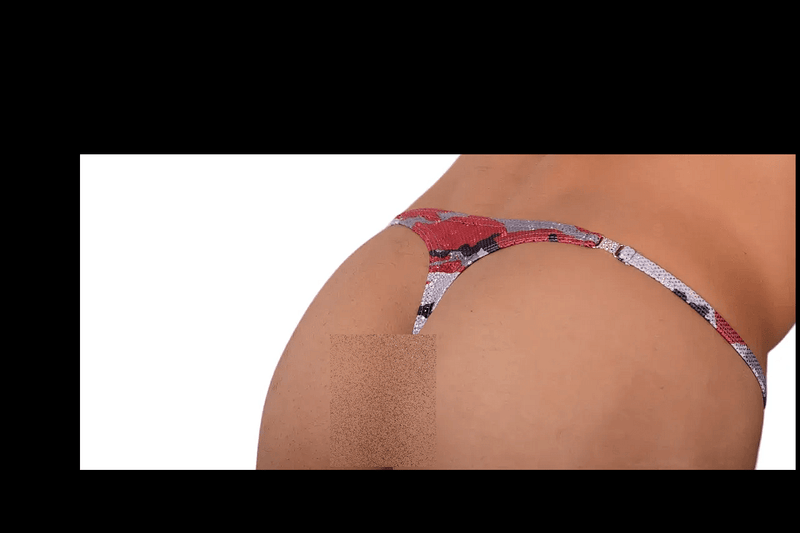 XS/S SMU Thong Rhinestones Flash 28'' 30'' Waist MX10 1006006