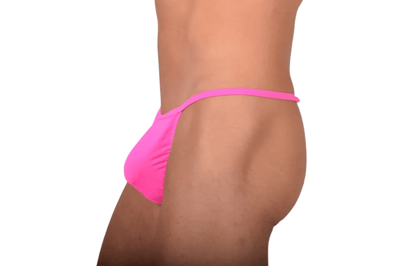 XS/S SMU Thong Rhinestones Pink 28'' 30'' Waist SX 1006604