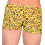 XXS/XS Boxer Sheer Skin Molding Floral Explosion Yellow 33551 MX132