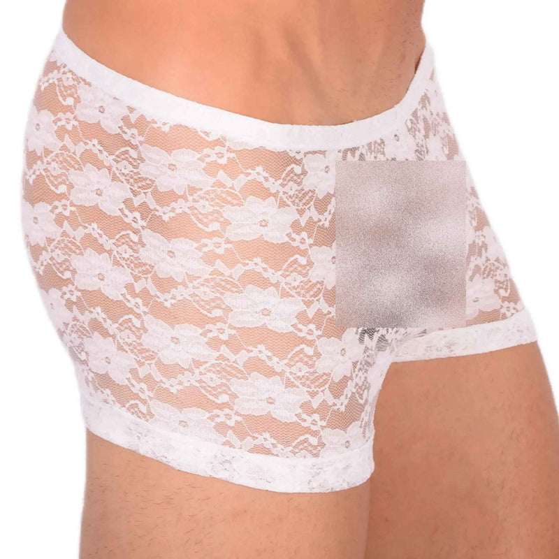 XXS/XS Mini Boxer C - Thru White Floral 33556 MX135