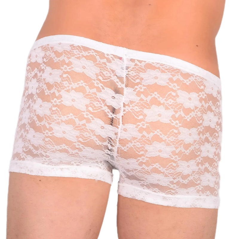 XXS/XS Mini Boxer C - Thru White Floral 33556 MX134