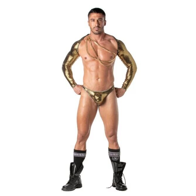 TOF PARIS Glitter Fashion Gold Chains With Clasps Attachment 77