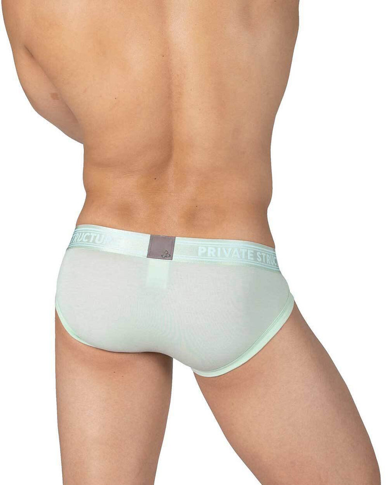 PRIVATE STRUCTURE Culottes mini en viscose de bambou taille mi-haute vert Seacrest 4378 59A