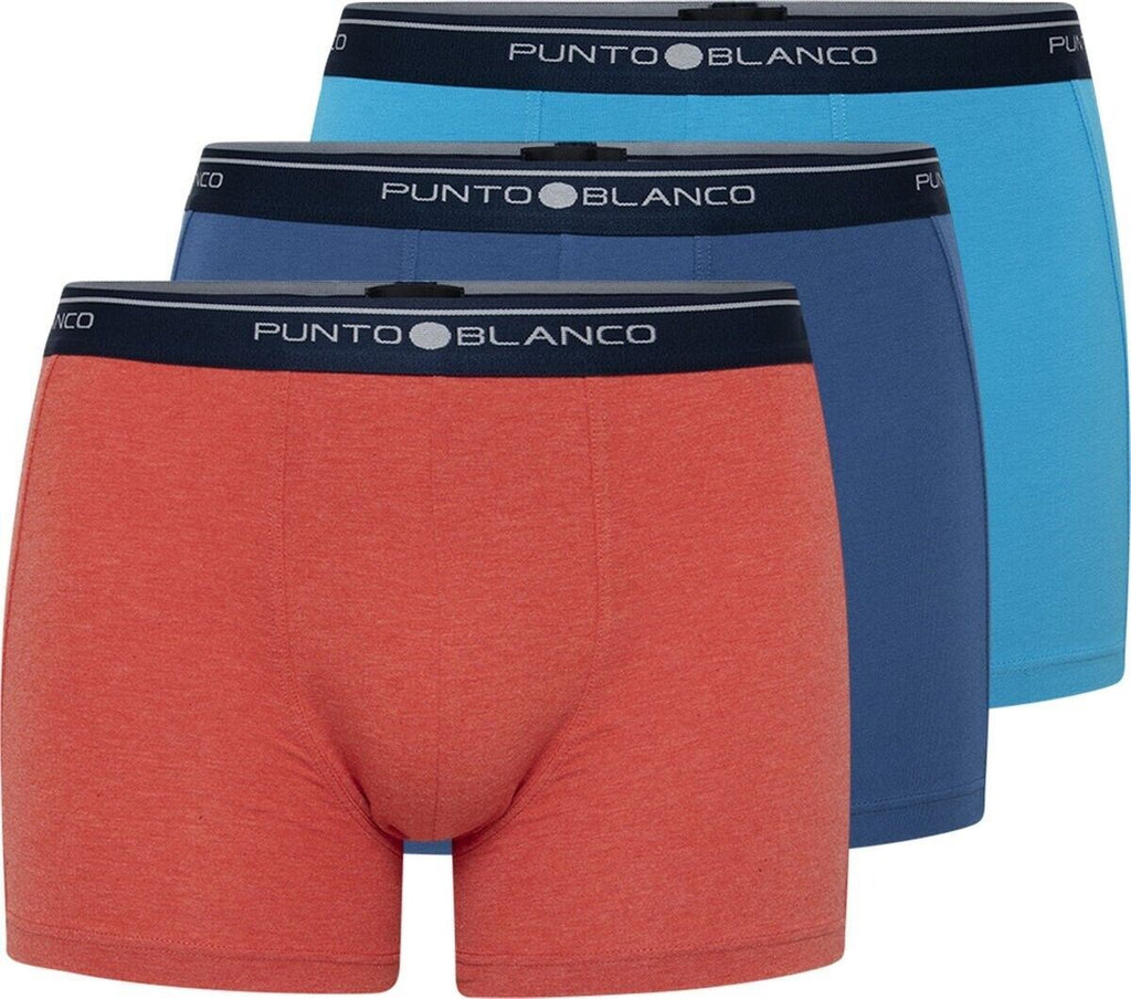 Trio Pack Small Punto Blanco Basix Classic Cotton Boxers Assorted
