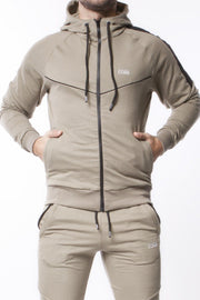 Alexander COBB Hoodie With Zipper Light Soft Athletic Wear Army Green - SexyMenUnderwear.com