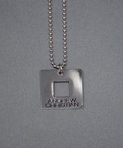 ANDREW CHRISTIAN Ball Chains Equality Pride Necklace Stainless Steel 8578 - SexyMenUnderwear.com