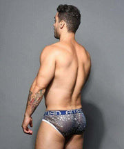 Andrew Christian Briefs Sheer Star Sparkle Sexy Slip A/Naked 91635 24 - SexyMenUnderwear.com