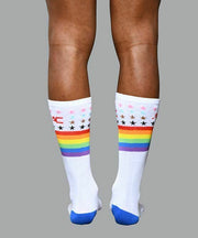 Andrew Christian Gay Pride Socks Digital Paradise Multi-Colors One Size 8572 22 - SexyMenUnderwear.com
