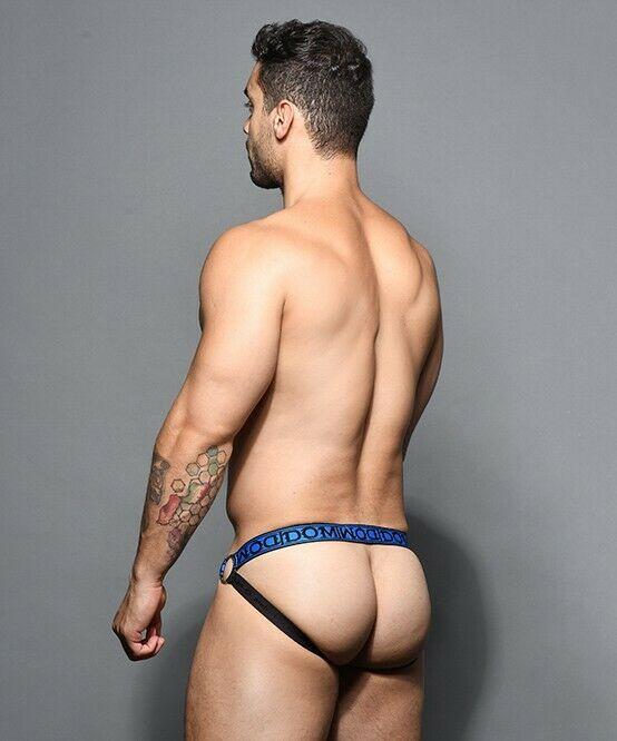 Andrew Christian Jock Dom Ring Jockstrap Hyper-Masc Double-Mesh Royal 91610 50 - SexyMenUnderwear.com