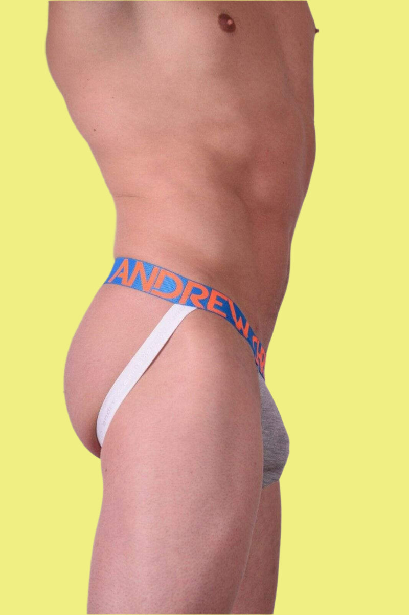 Andrew Christian Jocks Almost Naked Premium Jockstrap Grey 90936 3 - SexyMenUnderwear.com