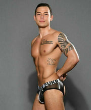 Andrew Christian Jockstrap FUKR Reflective Mesh Thong-Jock Combo 92179 46 - SexyMenUnderwear.com