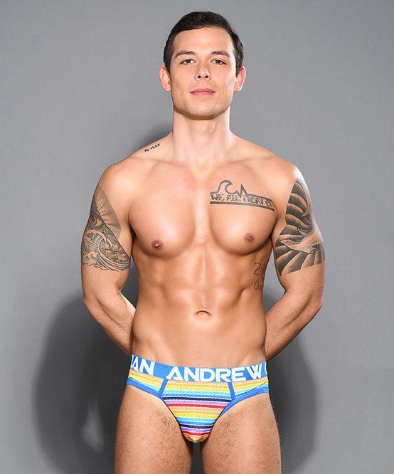 Andrew Christian Jockstrap Sunset Stripe Locker Room Jock Pride Rainbow 92062 28 - SexyMenUnderwear.com