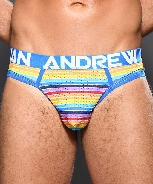 Andrew Christian Jockstrap Sunset Stripe Locker Room Jock Pride Rainbow 92062 28 - SexyMenUnderwear.com