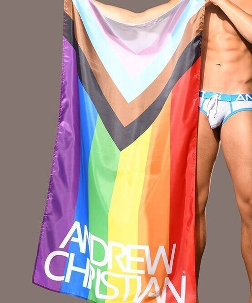 ANDREW CHRISTIAN Lettering Gay Pride Diversity Flag 150 cm x 90 cm - SexyMenUnderwear.com