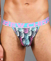 Andrew Christian mens Jock Tropical Resort Pineapple Jockstraps 91480 1 - SexyMenUnderwear.com