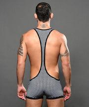Andrew Christian Singlet Shimering Stud Sparkly Silver 92216 38 - SexyMenUnderwear.com
