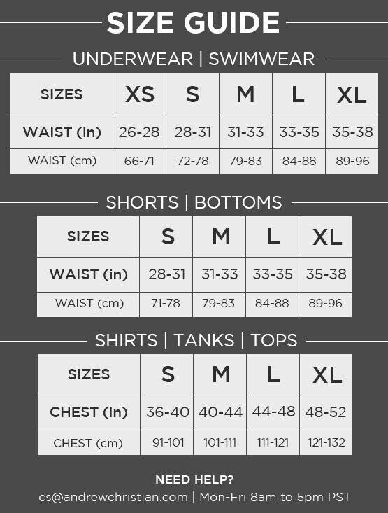 Andrew Christian Soft Leggings Composition Lightweight Legging 92642